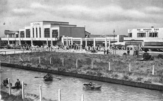Children's Boating Pool, Canvey, Essex. c.1940's